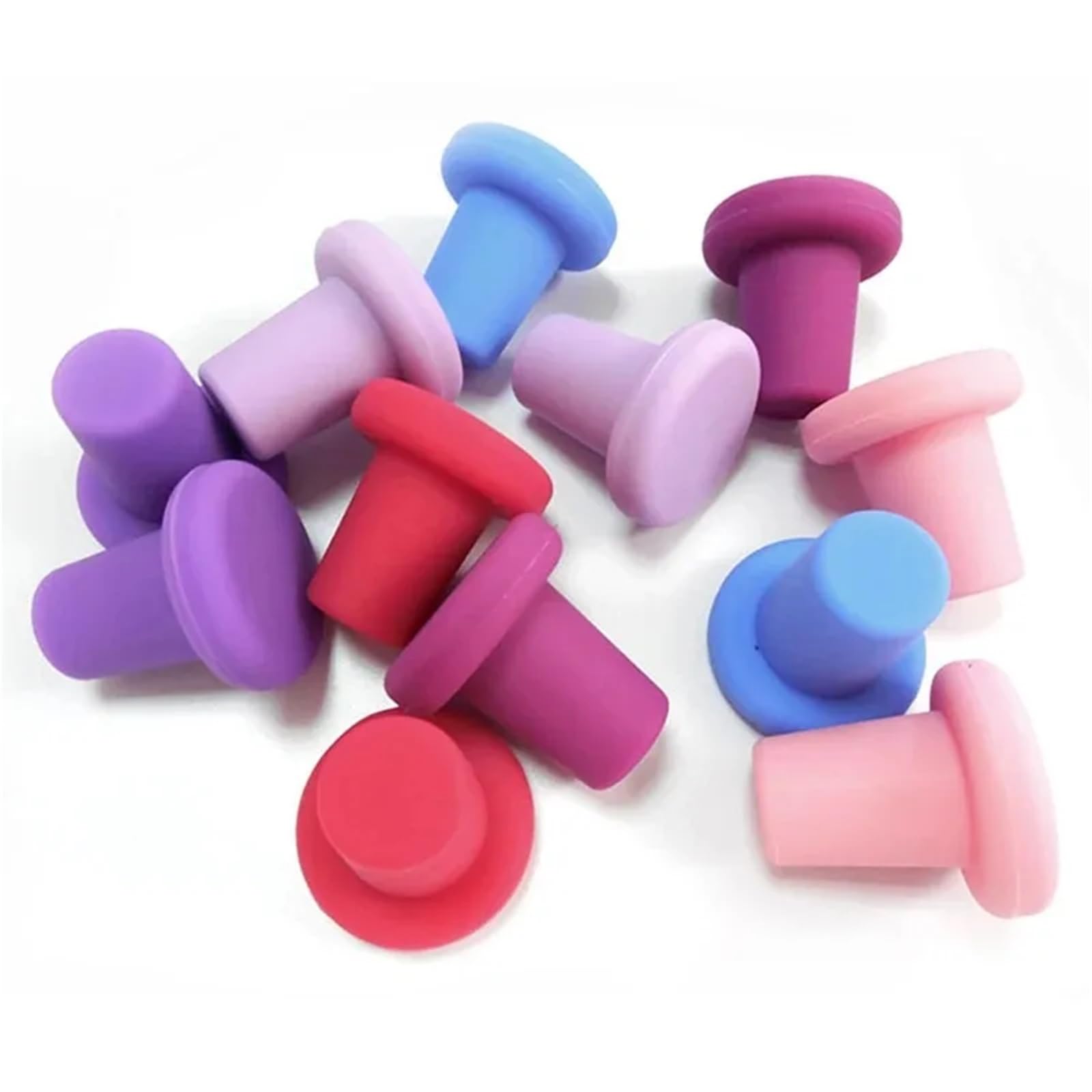 Bouchons de vin 20 pièces bouchons bouchon bouteille en Silicone for la conservation du et Champagne outils Bar à domicile sûrs sains