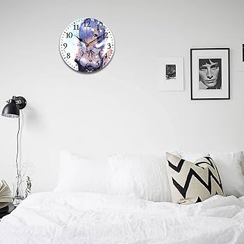 Amazon.co.jp: リゼロ Re Zero アニメ 掛け時計 木製壁掛け時計 静音