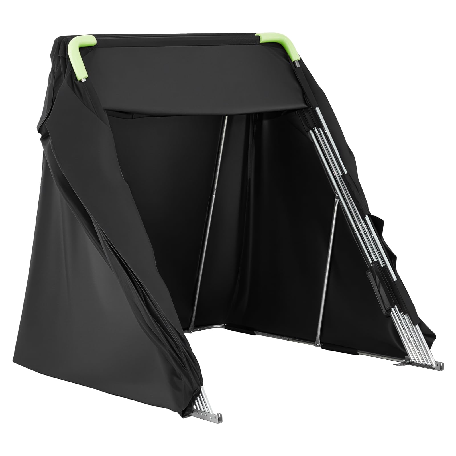 VEVOR Copertura Motocicletta da 3460 x 1375 x 1900 mm con Serratura di Sicurezza, in Tessuto Oxford 600D, Resistente per Tutte le Stagioni con Finestre di Ventilazione, per Veicoli da Esterno, Nero