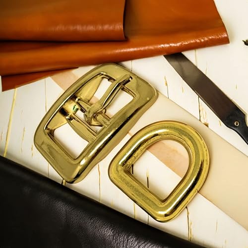 Miniatura 4 de Regal Dog Products 34" Inch Double Bar Buckle and Matching D-Ring in Nickel Plated Hardware (6-pack)