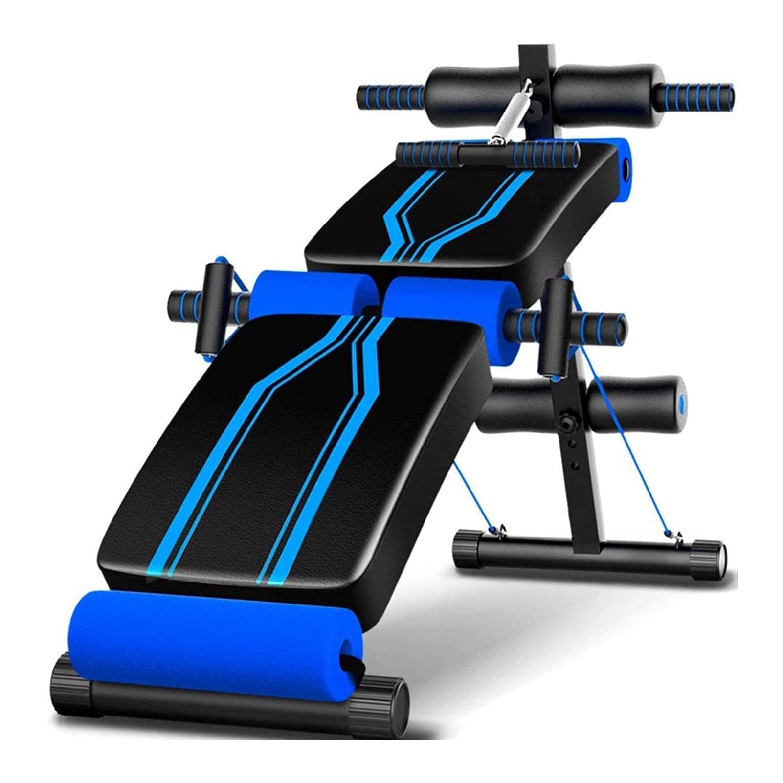 Wielofunkcyjna ławka do brzuszków Ławka do hantli, sprzęt fitness, deska ćwiczeń, wygodna składana leżenia tyłem, wielofunkcyjna, regulowana ławka brzuszków