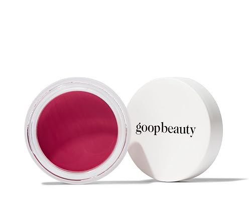 goop Rubor en crema de belleza  Explosión de color transparente para labios y mejillas  Vitamina C, vitamina E y aceite de cártamo  Maquillaje