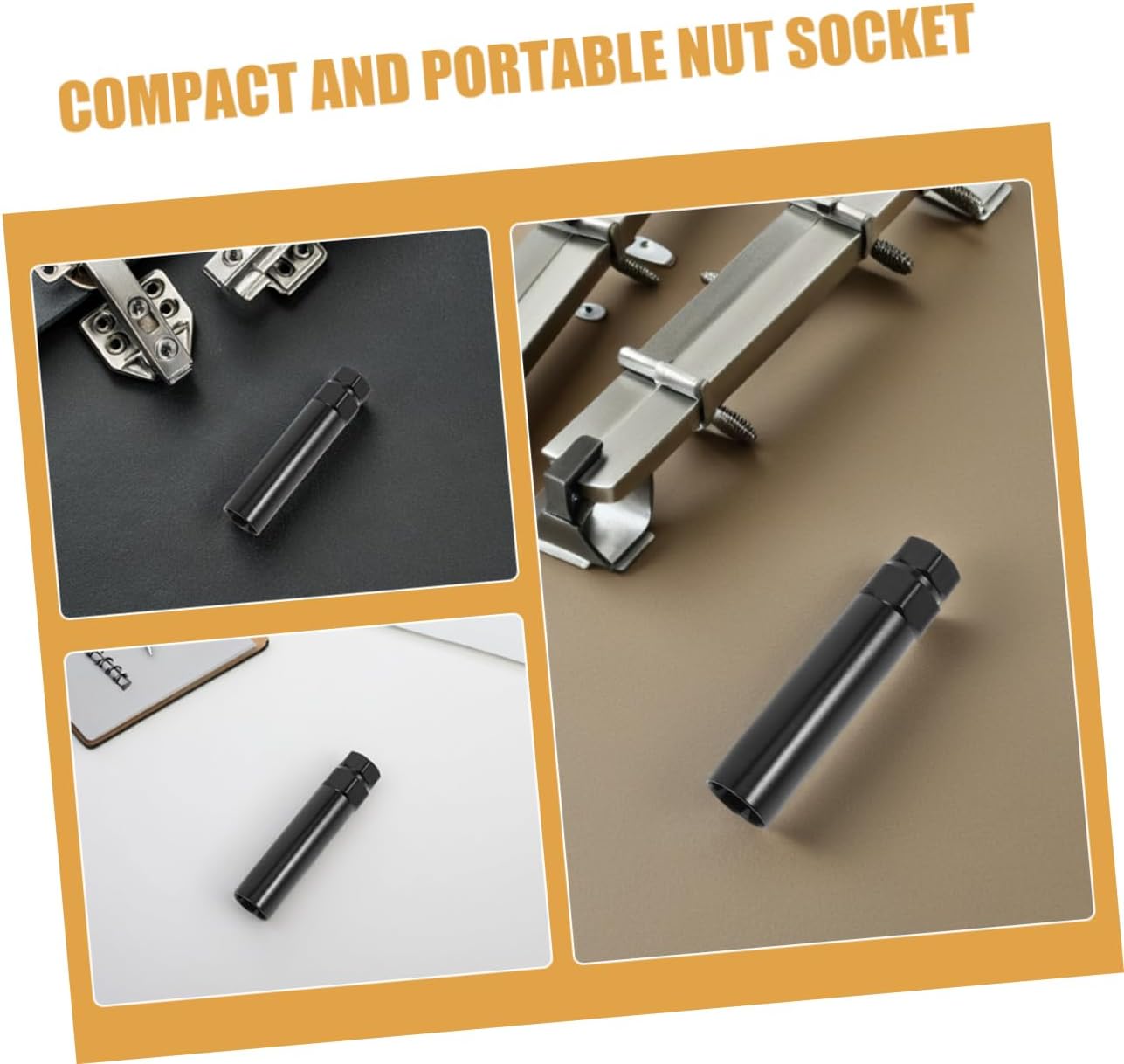 2pcs Wheel Hub Nut Socket Durable Metal Spline Tuner Wrench for Lug Nuts Multi Application Tool for Various Portable and Handy Design