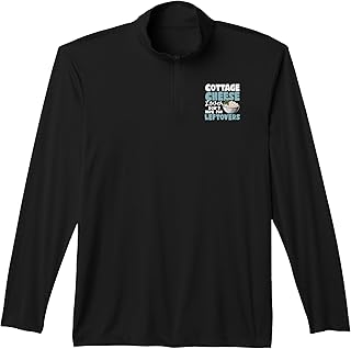 Cottage Cheese Lover Don´t Hope Leftovers Performance Quarter-Zip Top