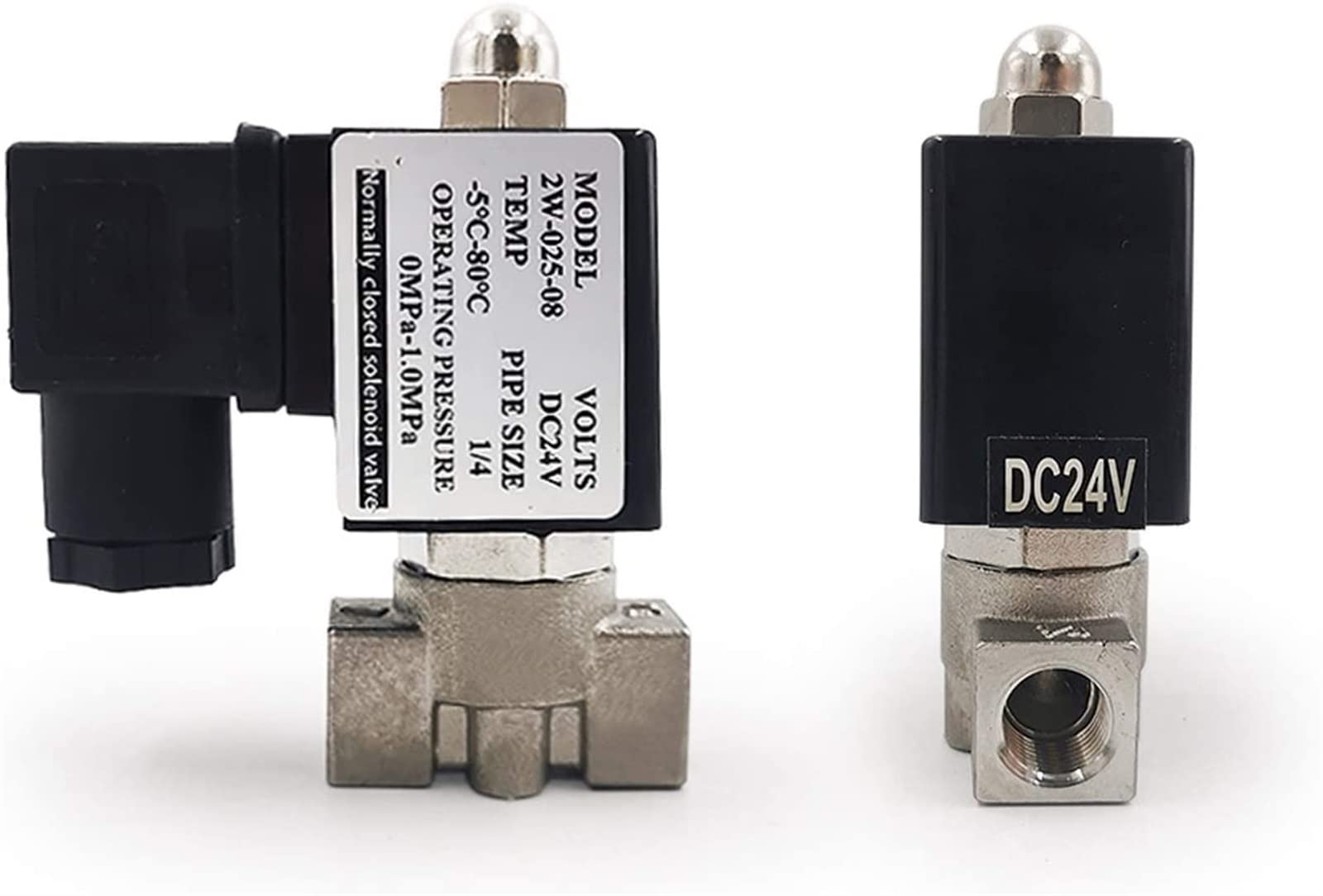 1/4 3/8 1/2 3/4 1 cala DN8 DN15 DN25 stal szlachetna elektryczny zawór elektromagnetyczny 12 V 24 V 220 V 110 V zawór pneumatyczny do wody, oleju, powietrza, przydatny (Ac220V, DN8)