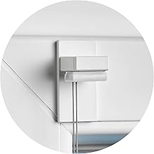 Set of 4 Mounting Brackets Pleated Accessories Klemmfix Clamp Bracket (Brackets for Sticking to the Window Frame)