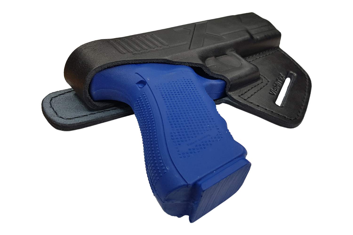ブラックレザー ホルスター マカロフ レザーホルスター ブラック PPK コンパクト ハンドガン用