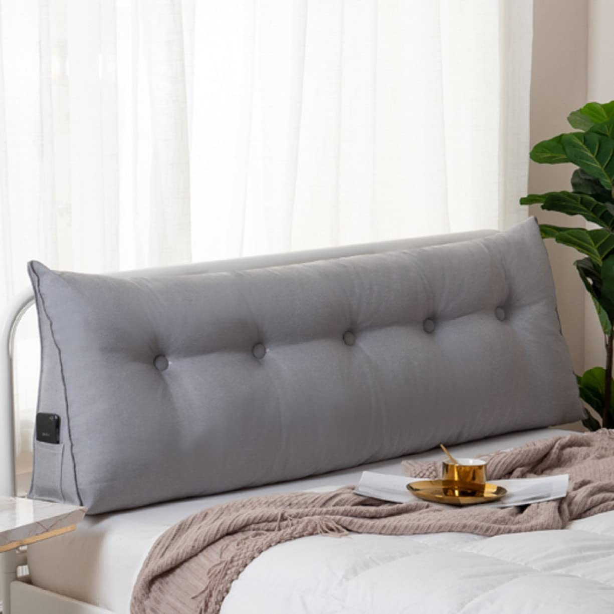 Amazon｜クッション 背もたれ 三角クッション 80*50*20 ソファー