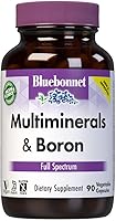 Vista 1 de BlueBonnet Multi Minerals Plus Boro Cápsulas Vegetarianas, 90 unidades (743715002104)