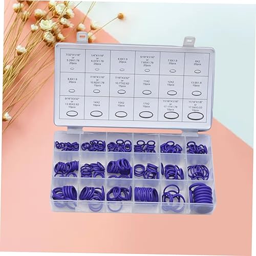 Miniatura 5 de Vaguelly Junta de goma con banda de goma de flúor Junta tórica de goma Junta selladora de juntas Suite Anillo de sellado Anillos de goma Junta de