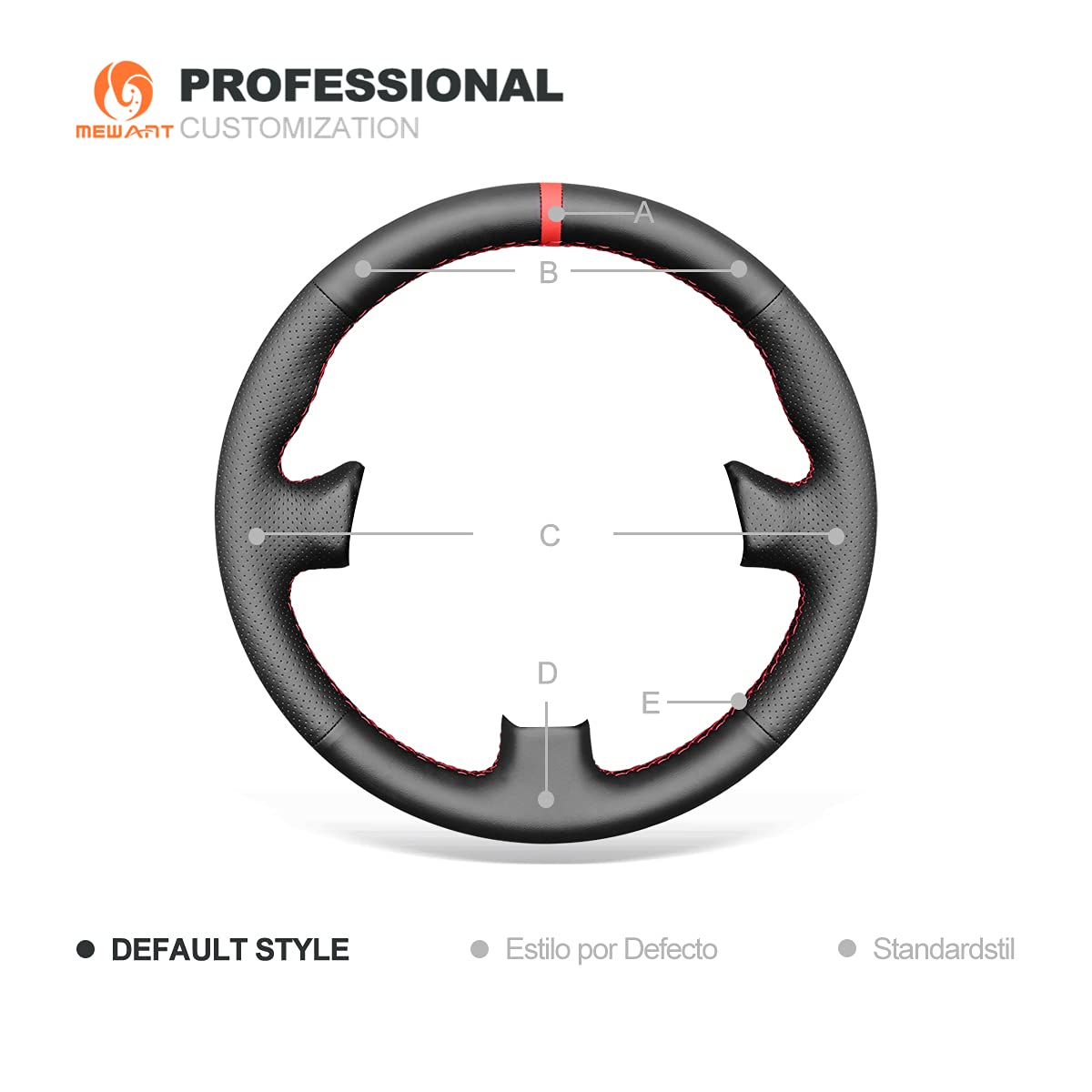 MEWANT Funda de volante de cuero genuino para Honda Integra tipo R 1994-2001 Volantes Accesorios