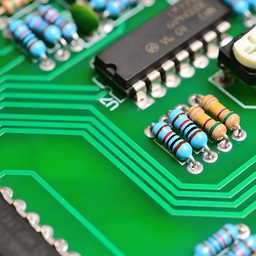 Miniatura 6 de PATIKIL Resistencia de película de carbono de 5 W, 0.68 ohmios, 10 resistencias de tolerancia al 5 %, anillo de color de plomo axial para proyectos