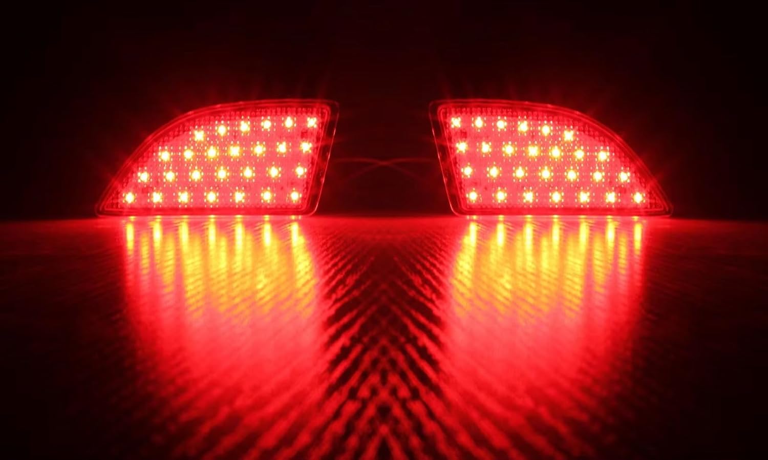 Rear Bumper Tailgate Reflector Compatible With Mazda For 3 For Axela BL 5D 2009-2010 2011 2012 Red Lens Rear Bumper Tail Brake Stop Light Reflector OE BCW8515L0B