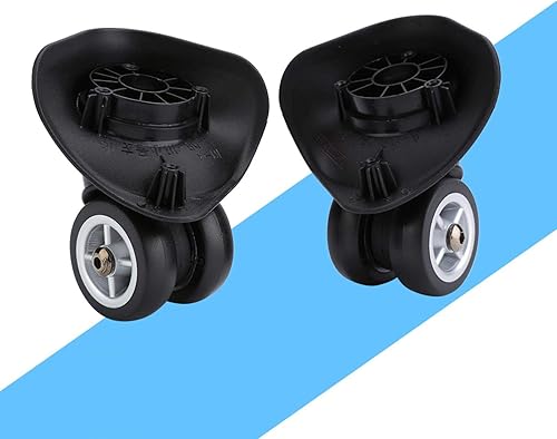 Miniatura 3 de Alomejor 2 piezas de repuesto de rueda de equipaje de rueda de maleta por Valigia Trolley derecha e izquierda