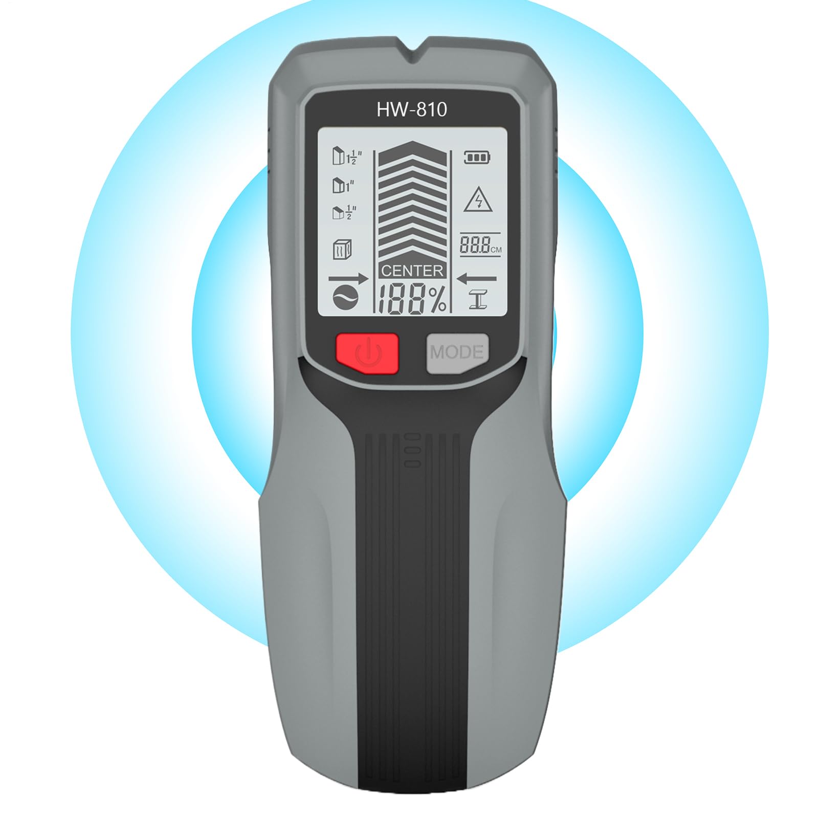 Detector de Vigas | Detector Magnetico Multifuncion Portatil con Pantalla LCD - Instrumentos de Medición y Análisis para Renovación Montaje Eléctrico Estantes Cartón Yeso