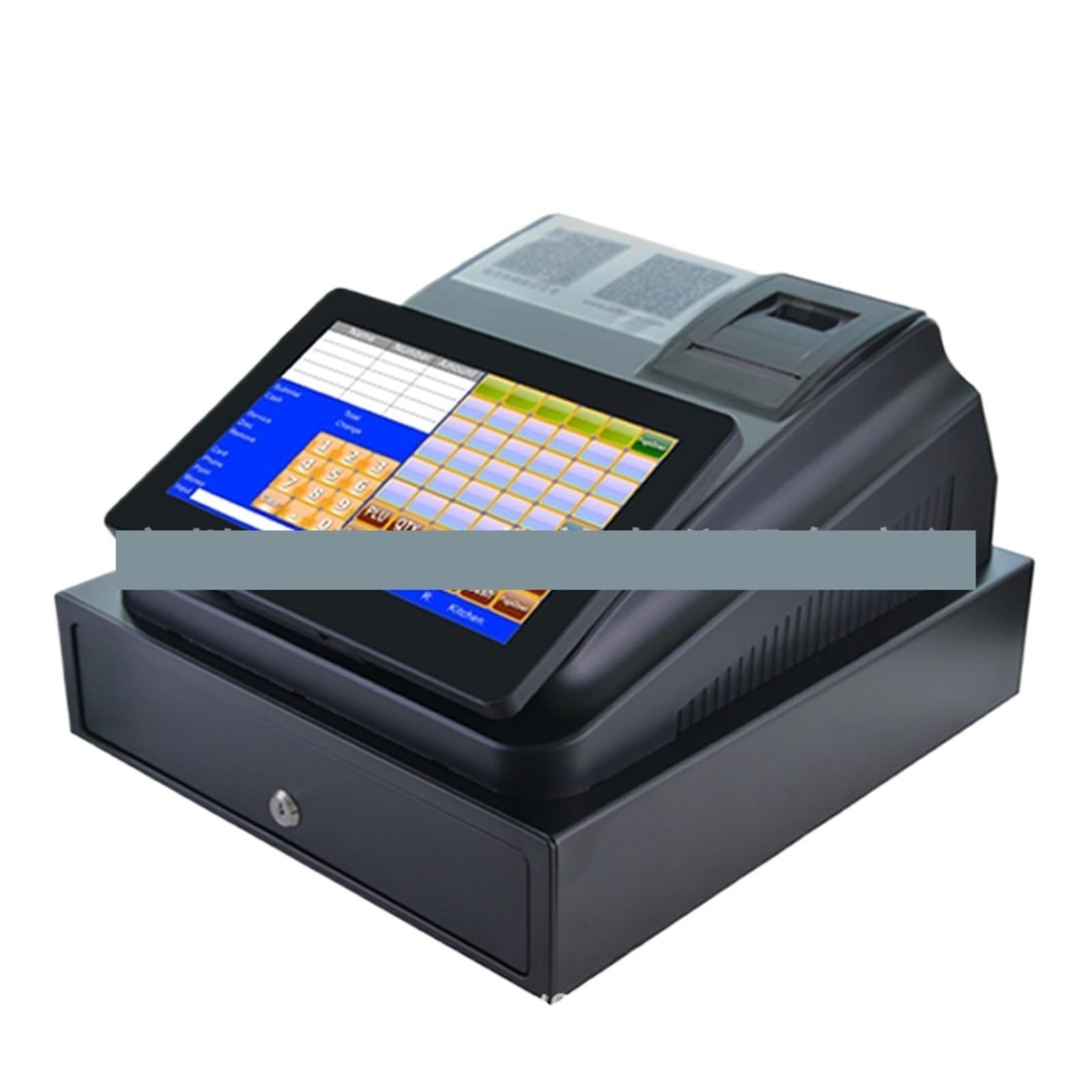 Cash Registers, Inteligentna zintegrowana elektroniczna kasa fiskalna z ekranem dotykowym, Fast Food, mleko, herbata, przekąski, bezobsługowa kasa fiskalna,for Retail & Restaurant All-in-One System