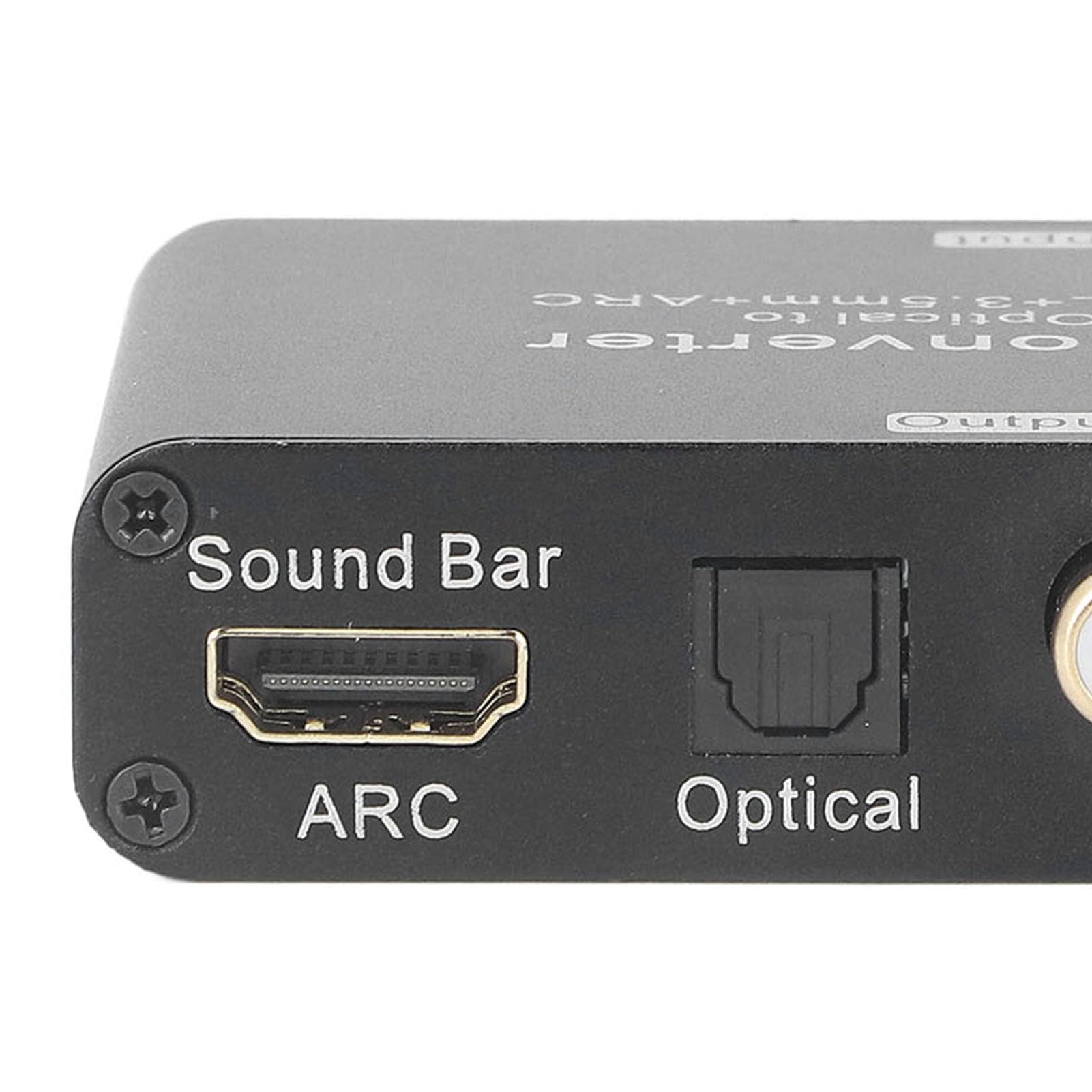 Convertisseur Audio Numérique vers Analogique, Convertisseur Audio Multifonctionnel Sortie L R Entrée Optique Alimentation DC5V pour Haut-parleur
