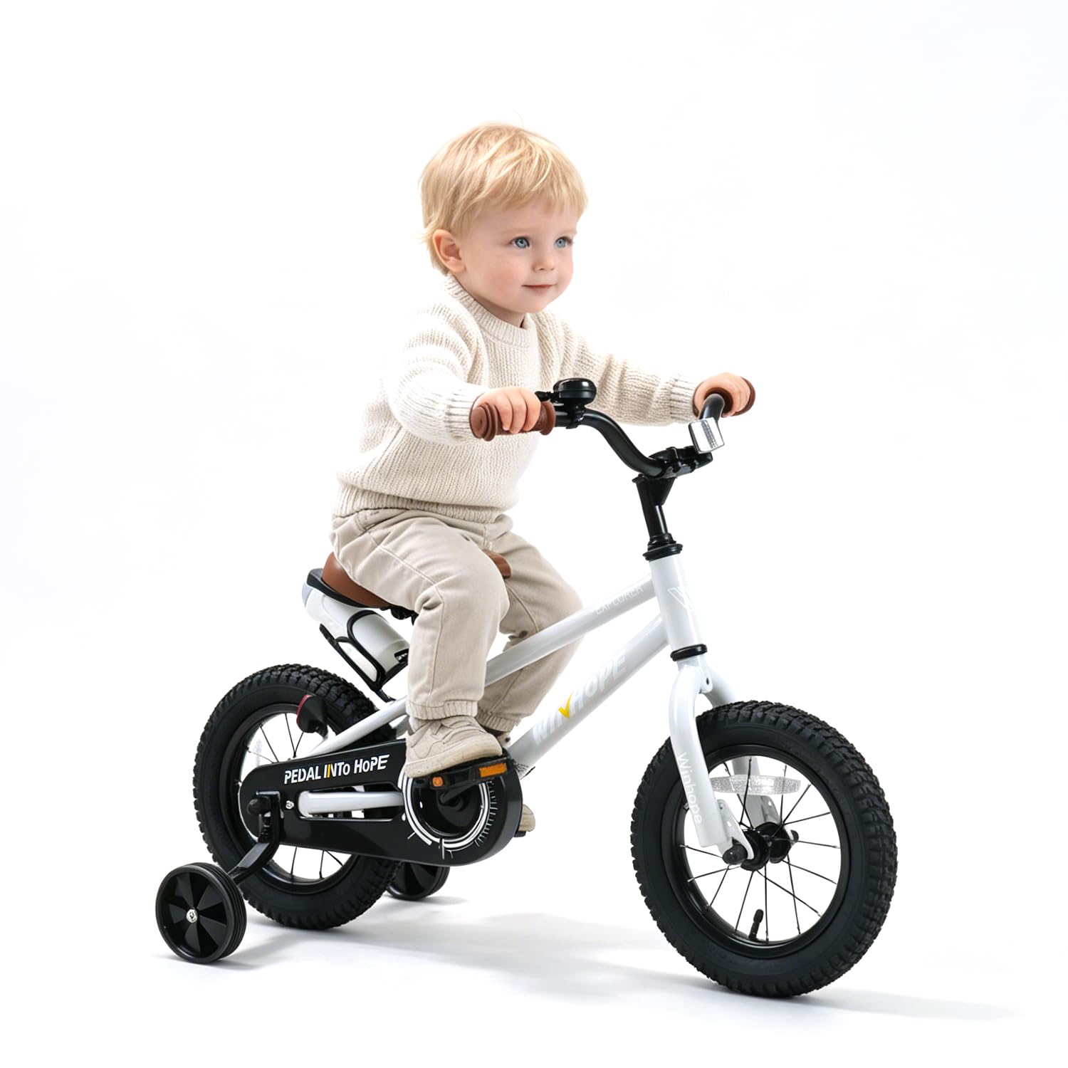 WinHope Kids Bike with Training Wheels, 12 14 16 18 Inch for Boys Girls 2-9 | Pedal Cycle…