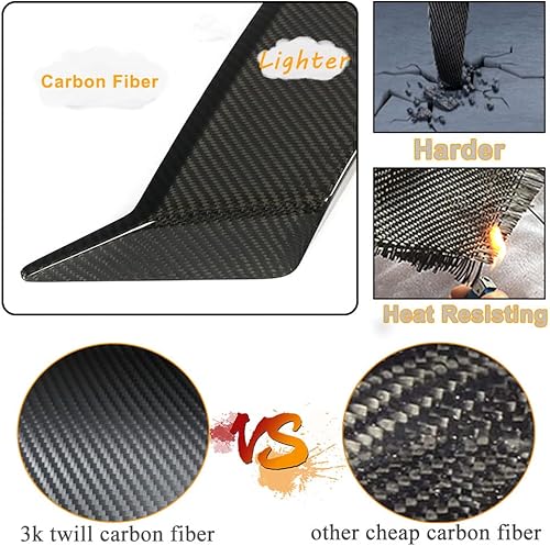 Miniatura 4 de MCARCAR KIT Ventilación de guardabarros lateral de fibra de carbono para Mercedes Benz Clase G W463 G500 G550 G63 AMG 2019-2020 Toma de aire