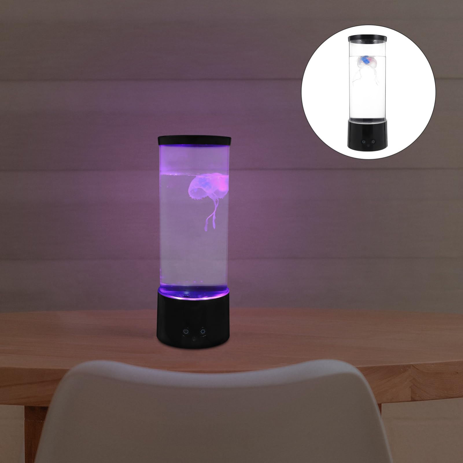 Homoyoyo 1 Set Jellyfish Night Lamp LED Bedside Decorative Light for Cozy Ambiance USB Battery Powered Decor for Bedrooms Living Rooms and Special Occasions