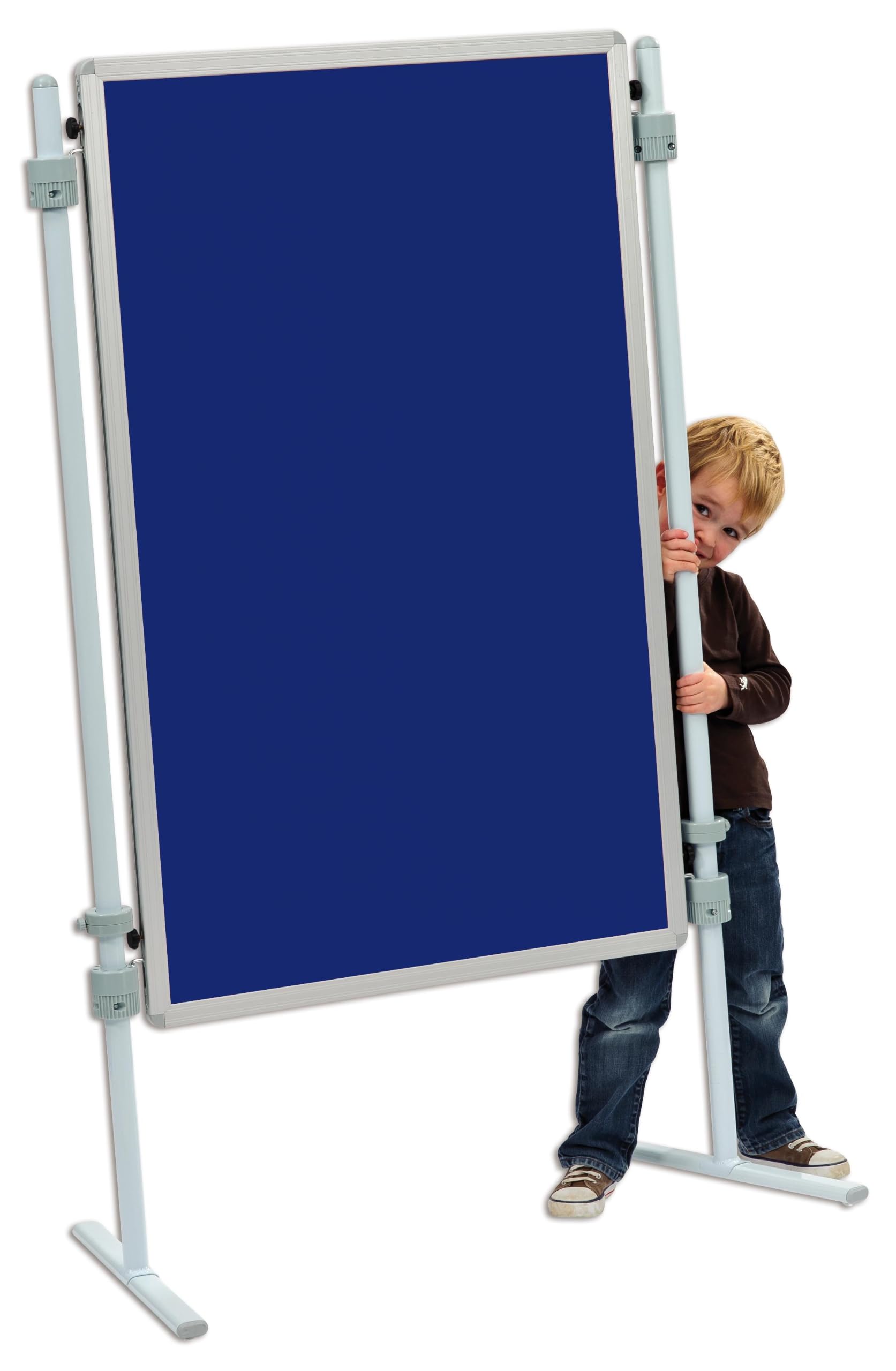 Betzold Stellwandtafel mit Stoffoberfläche – kleine Moderationstafel, Trennwand