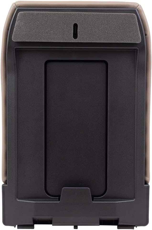 Brock Replacement Tan Center Console Lid Repair Kit Compatible with 2001-2006 Silverado Sierra Pickup Truck Tahoe Yukon & XL 19127366