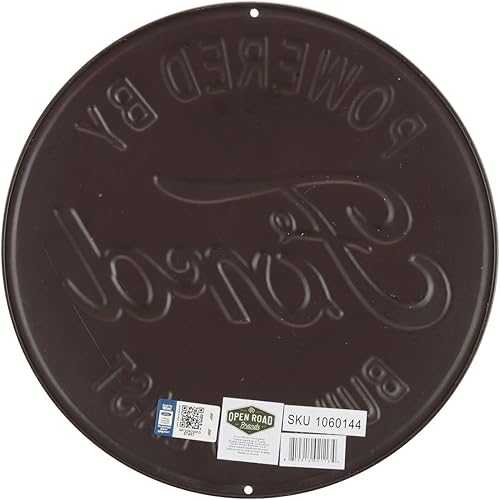 Miniatura 3 de Open Road Brands Letrero de metal redondo en relieve de Ford Built to Last