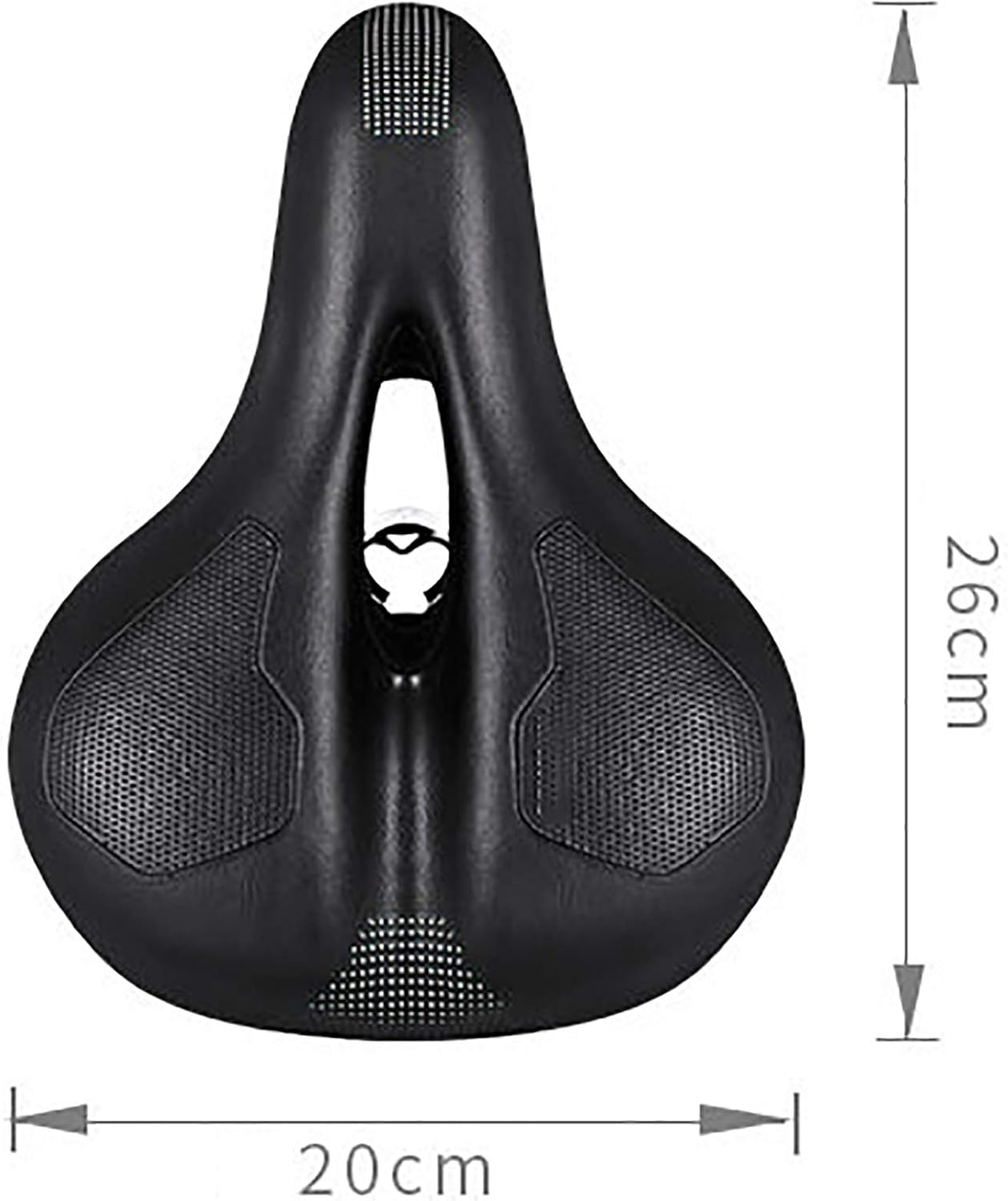 マウンテンバイクの座席 快適なマウンテンバイクサドルクッションサイクリングソフト中空通気性クッション メモリーフォーム付き自転車用シ