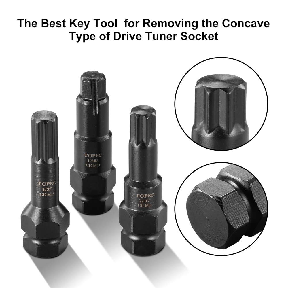 16pc Locking Lug Nut Master Key Set CrMo SAE and Metric Wheel Lock