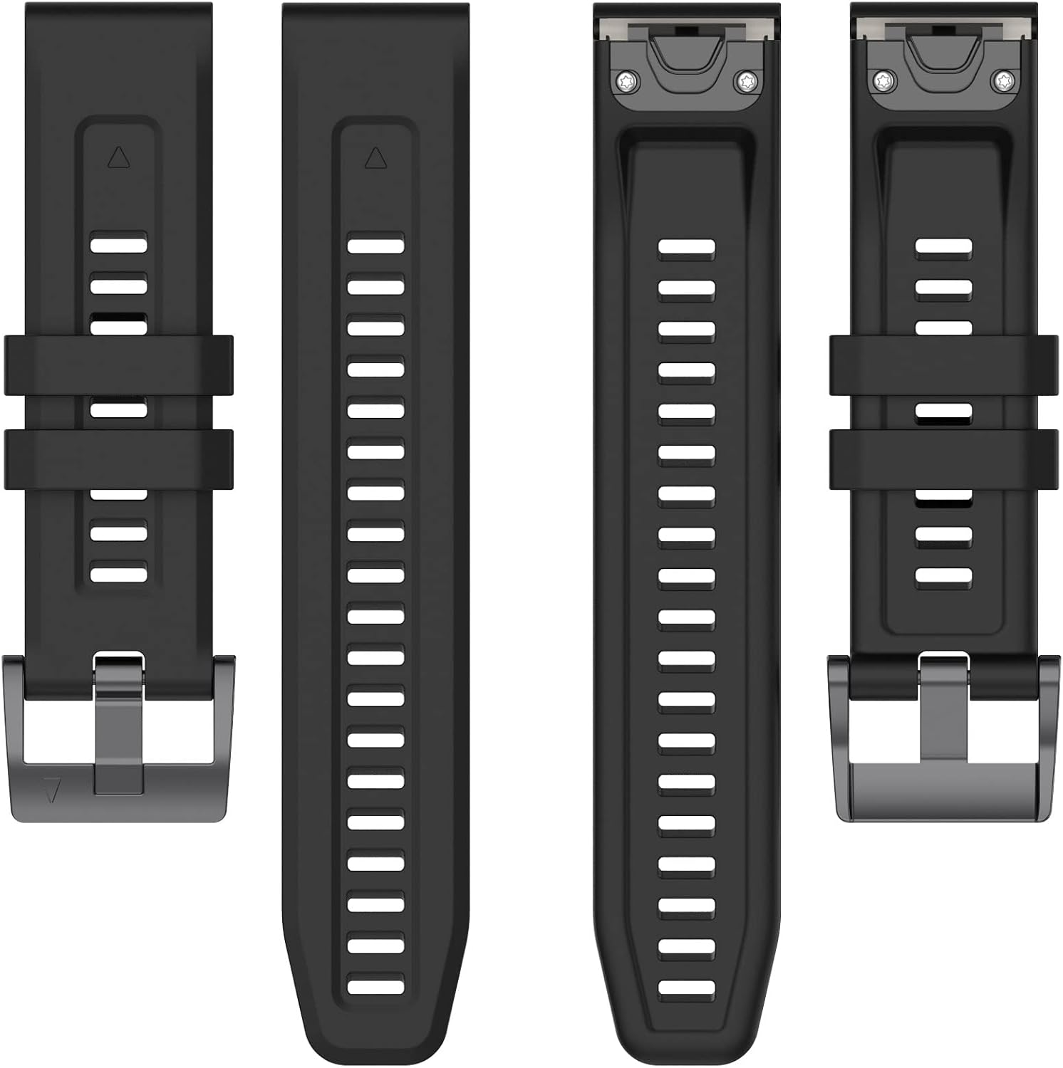 reyda silicone band compatible for garmin forerunner 935945955 soft breathable silicone bracelet metal buckle sport wristband replacement band for