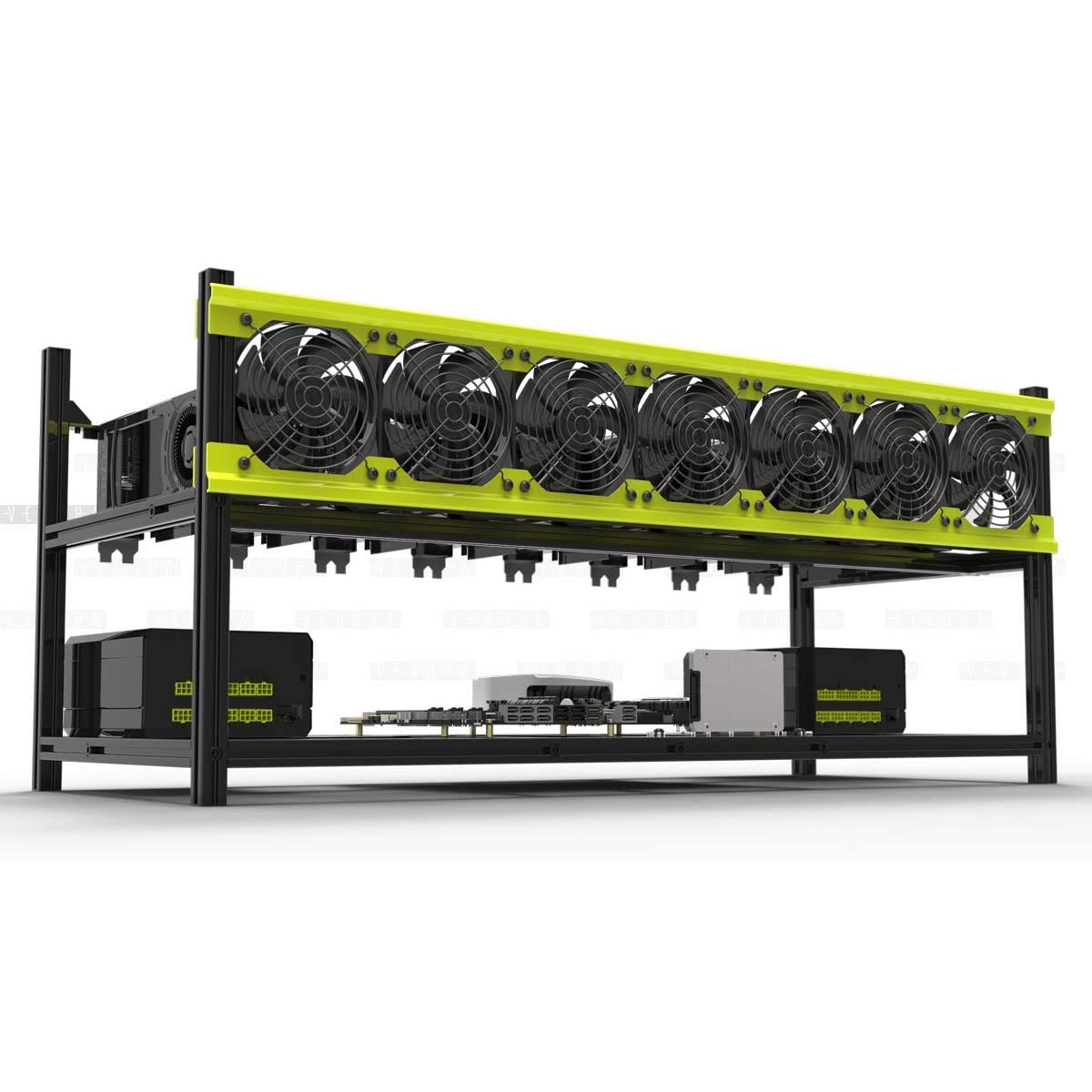 Veddha T2 6gpu Gpu Minercase V3c V3d Aluminum Stackable