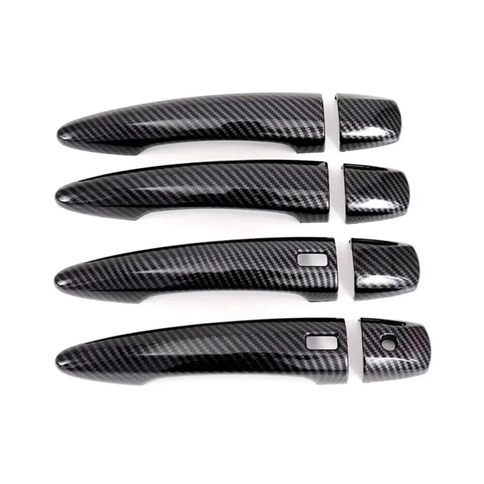 Rdwspli Carbon Fiber Exterior Handle Shell Compatible With Nissan For Qashqai For Rogue For X-Trail 2021 2022 2023 Car Exterior Door Handle Cover Sticker Moulding Trim Accessorie