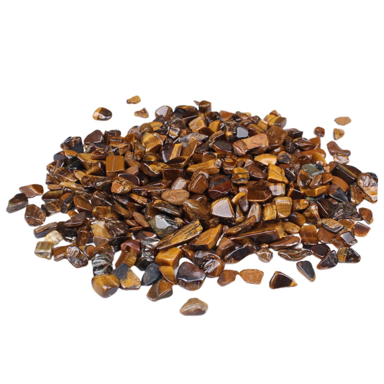 Gravier pour aquarium en œil de tigre naturel pour sublimer votre terrarium intérieur