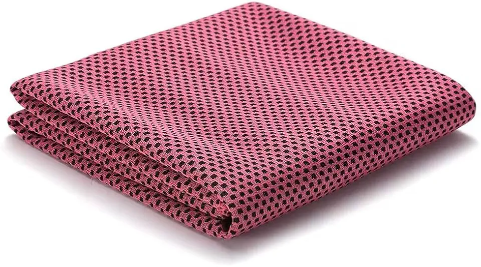 Toalha Esportiva Refrescante - Seca Rapido, Leve, Ideal Para Academia, Corrida e Esportes (1, Rosa)