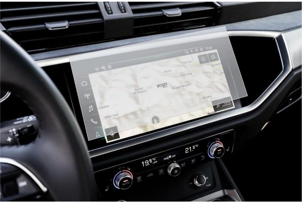 Engo Audi Q3 Mat Ekran Koruyucu 10.1 inç ile Uyumlu Multimedya Uyumlu