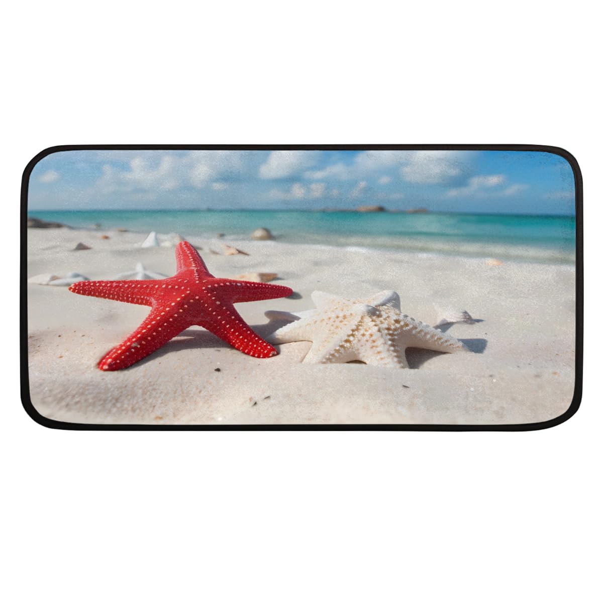 Tapis de sol lavable étoile de mer pour sublimer votre entrée et couloir