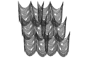 6 Pack Creepy Cloth 30 x 72 Inch, Spooky Halloween Decorations Scary...