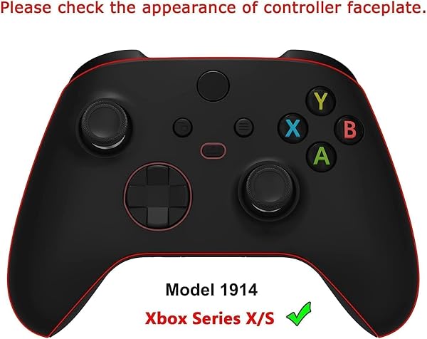 eXtremeRate Carcasa para Xbox Series S X Mando Protector Placa Frontal Funda Delantera Reemplazo Kit Cubierta Cover Shell para Xbox Series X S Control-No Incluye Mando(Mito Oriental) - 2