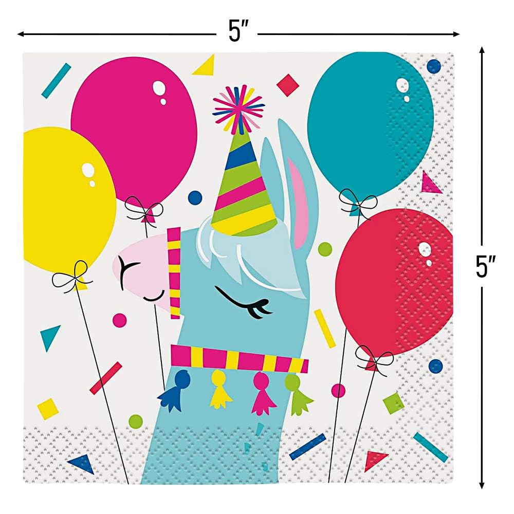 Unique Industries 73221 Beverage Napkins, 16 Count