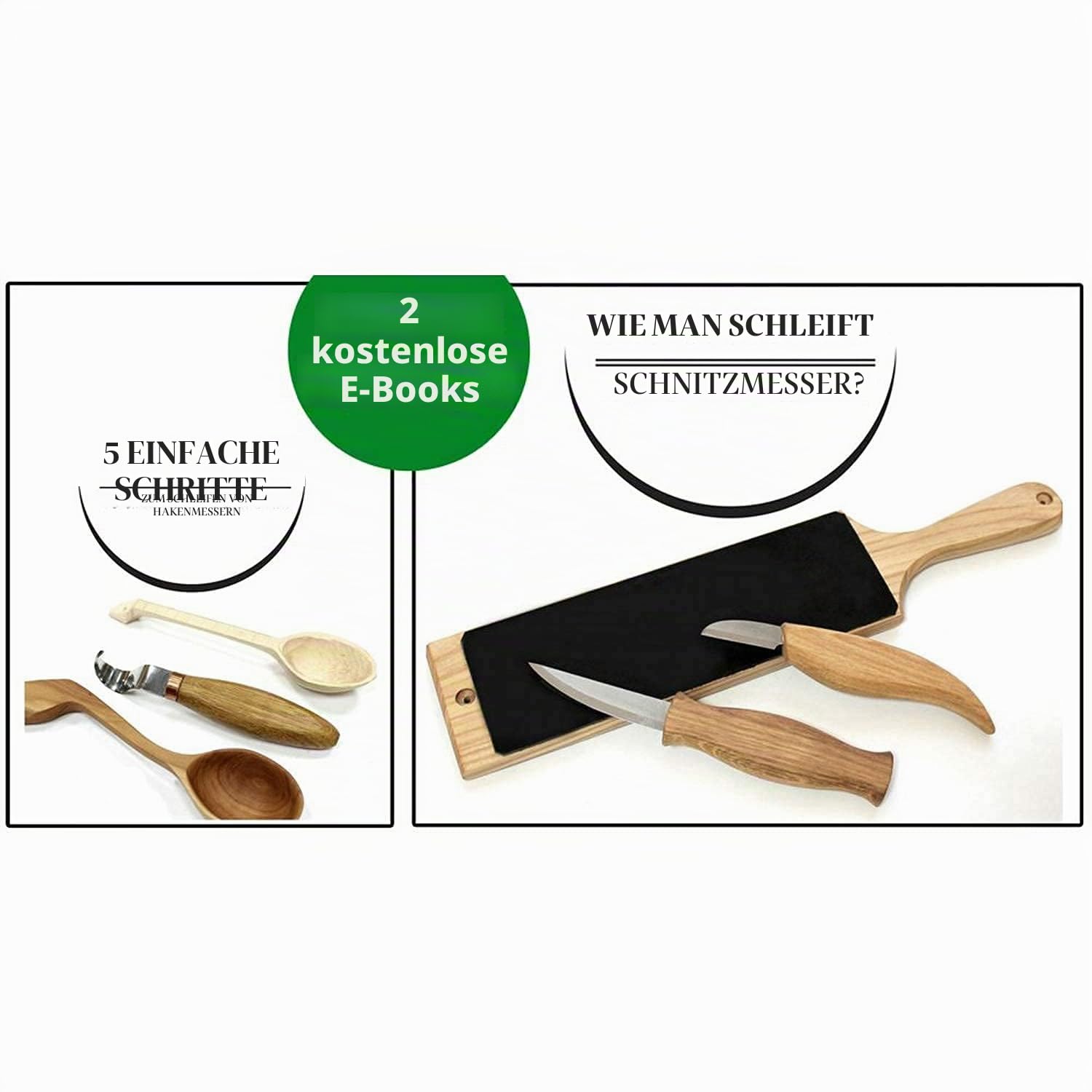 BeaverCraft Schleifrad 7 cm PW1 – Polierscheibe mit Stropping-Polierpaste für Messer, Meißel und Holzschnitzwerkzeuge