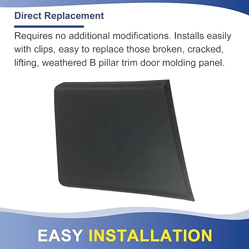 Miniatura 7 de Panel de moldura de cuerpo de puerta lateral delantera derecha, moldura de pilar B, cubierta de moldura de puerta, gris, se adapta a Ram Promaster