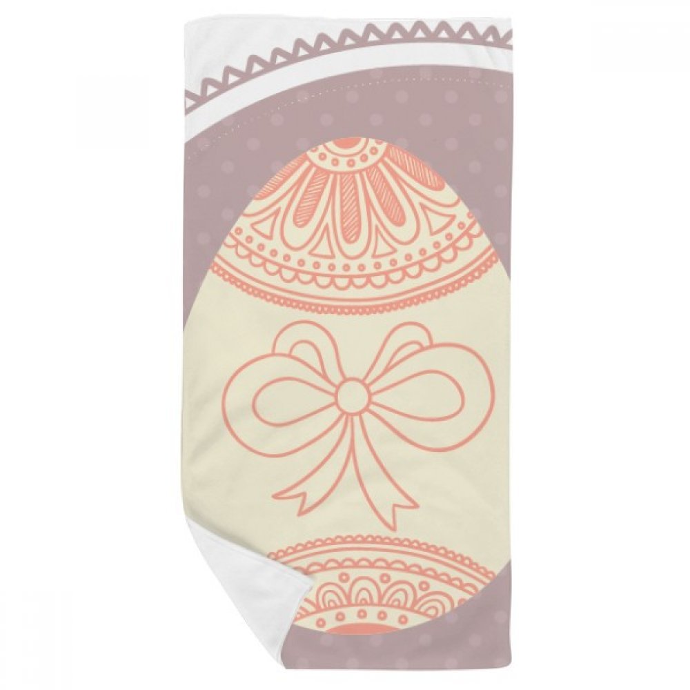 Gant de toilette Pâques doux 35x70cm pour éliminer l'humidité sans irriter la peau