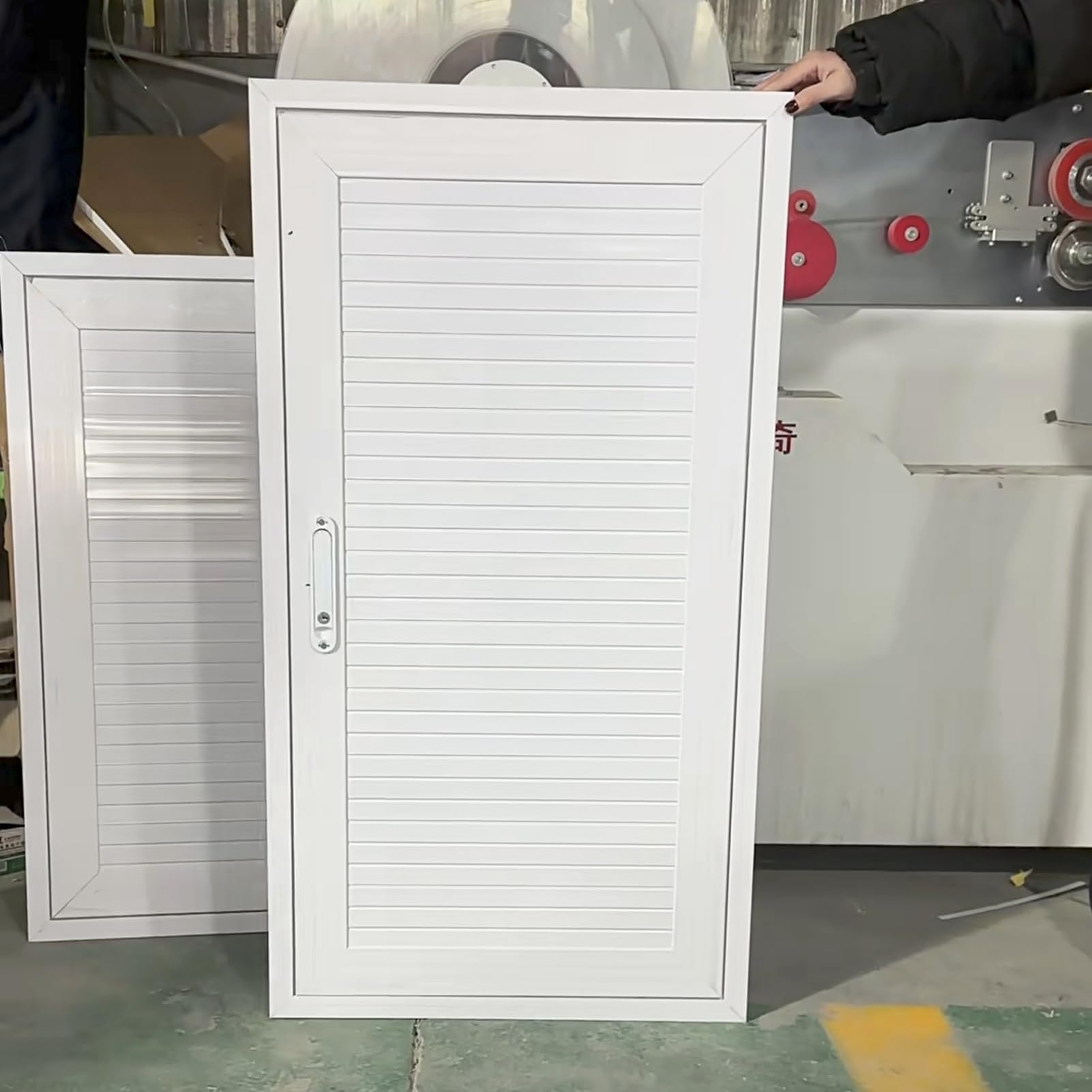 Porte d'inspection en aluminium pour armoire électrique et trappe de révision