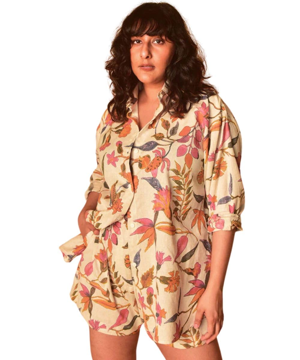 Stylish Co-ord Set for Women – Trendy Korean Summer Travel Outfit | Pajama Set for Women & Girl for Beach & Holiday Look