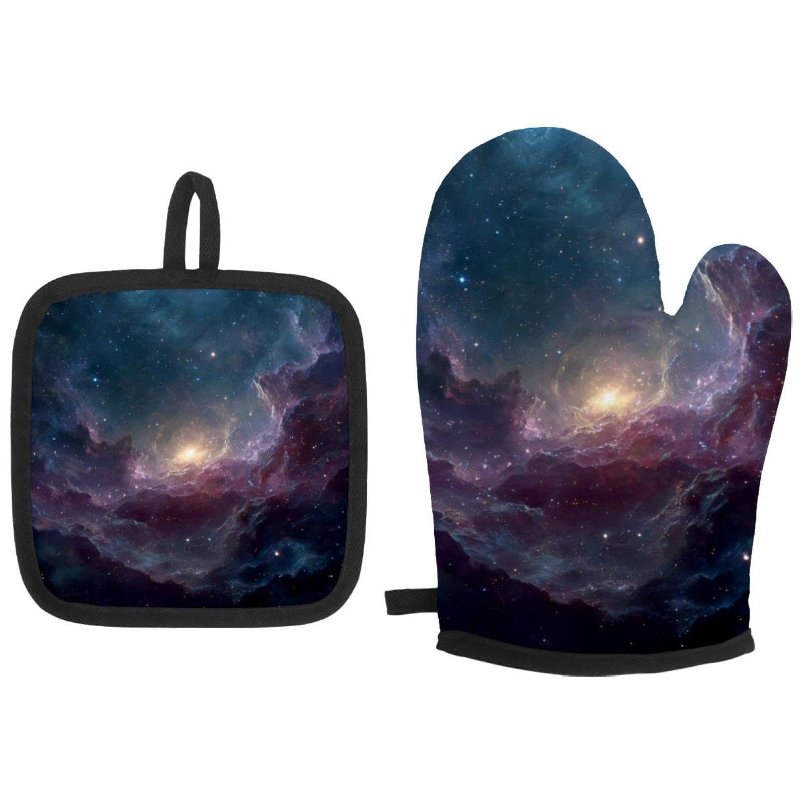 Gants de four galaxie et manique pour réussir vos barbecues d'été