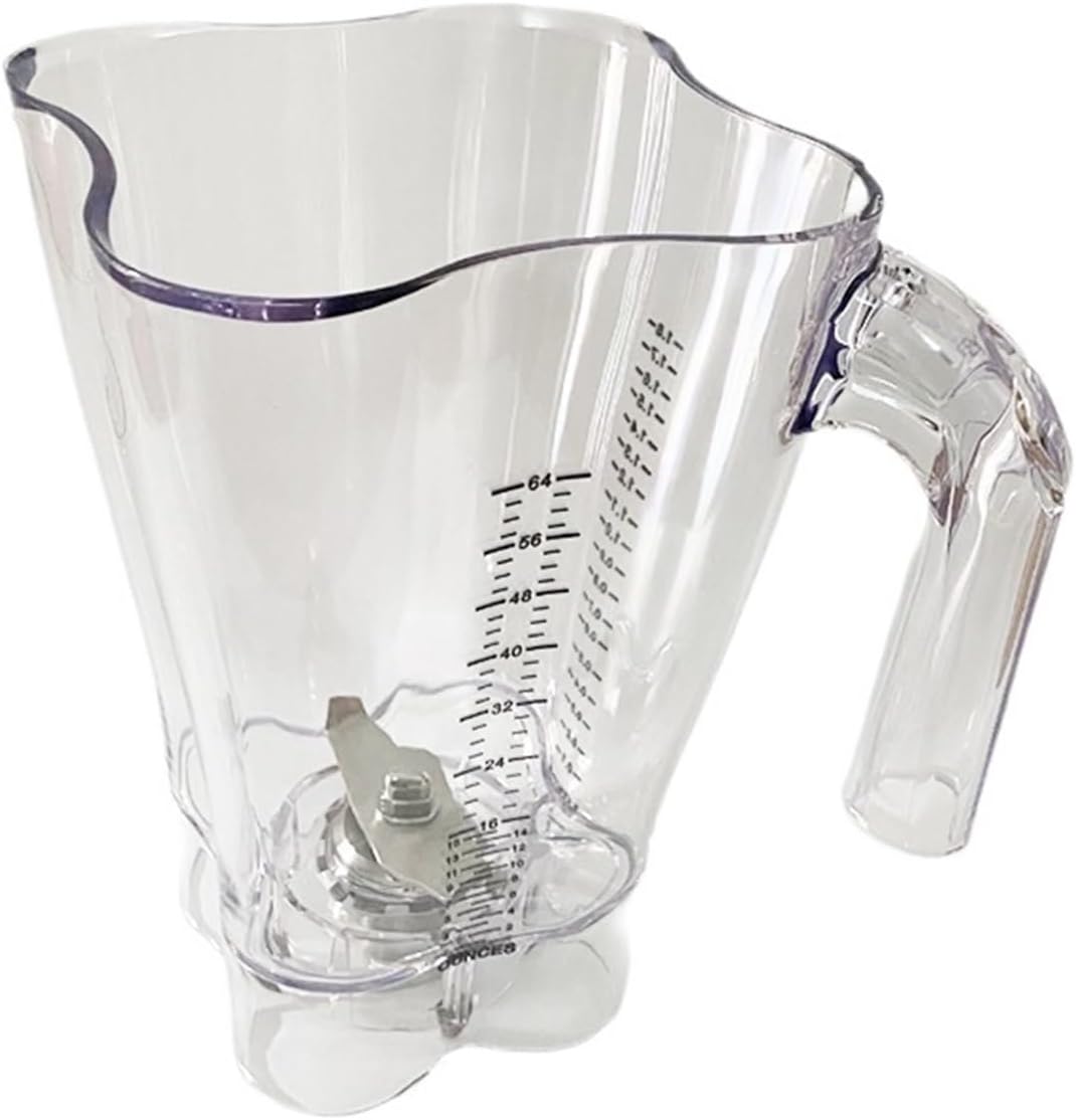 Blender Cup Body，Compatible For Hamilton Beach，HBH650 HBH850 HBH550 Replacement Blender Cup With Blade Part Without Lid