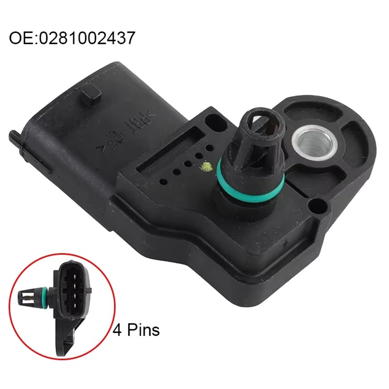 Sensor MAP automotriz Compatible con Opel para Zafira para Astra para Frontera colector sensor de presión aire admisión MAP emisor 0281002437