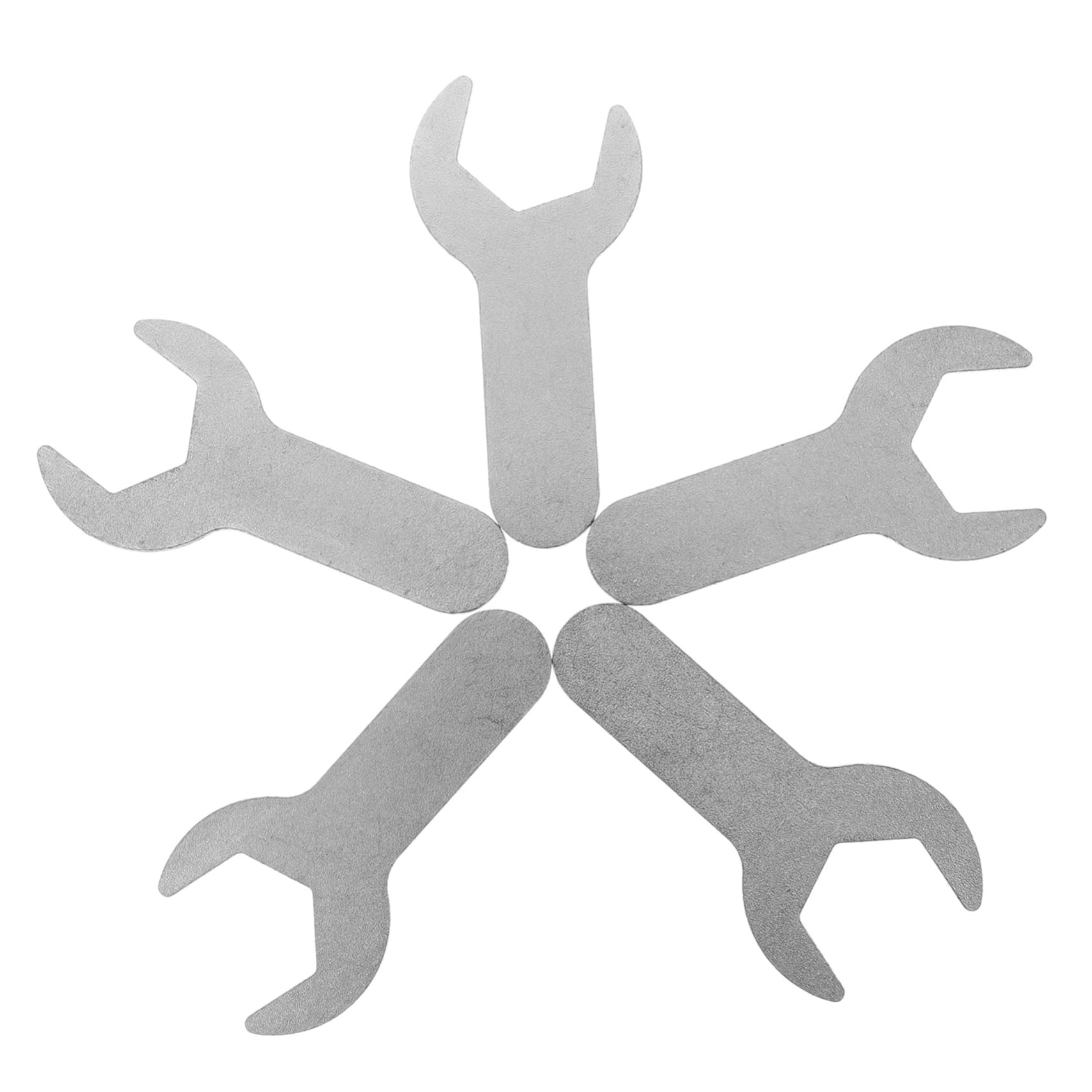 IWOWHERO 5pcs Gas Bottle Spanner Wrench Set Home Wrench Tool Comfortable Grip Pressure Valve Removal 27mm Large Jaw Easy Storage