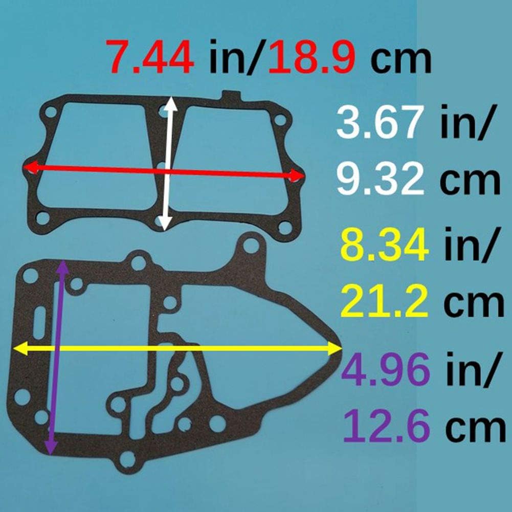 Complete Powerhead Engine Gasket Set Kit Compatible with Johnson Evinrude OMC 39420 433941 392567 392615 20HP 25HP 28HP 30HP 35HP 2-Cycle X-Ref New Z509
