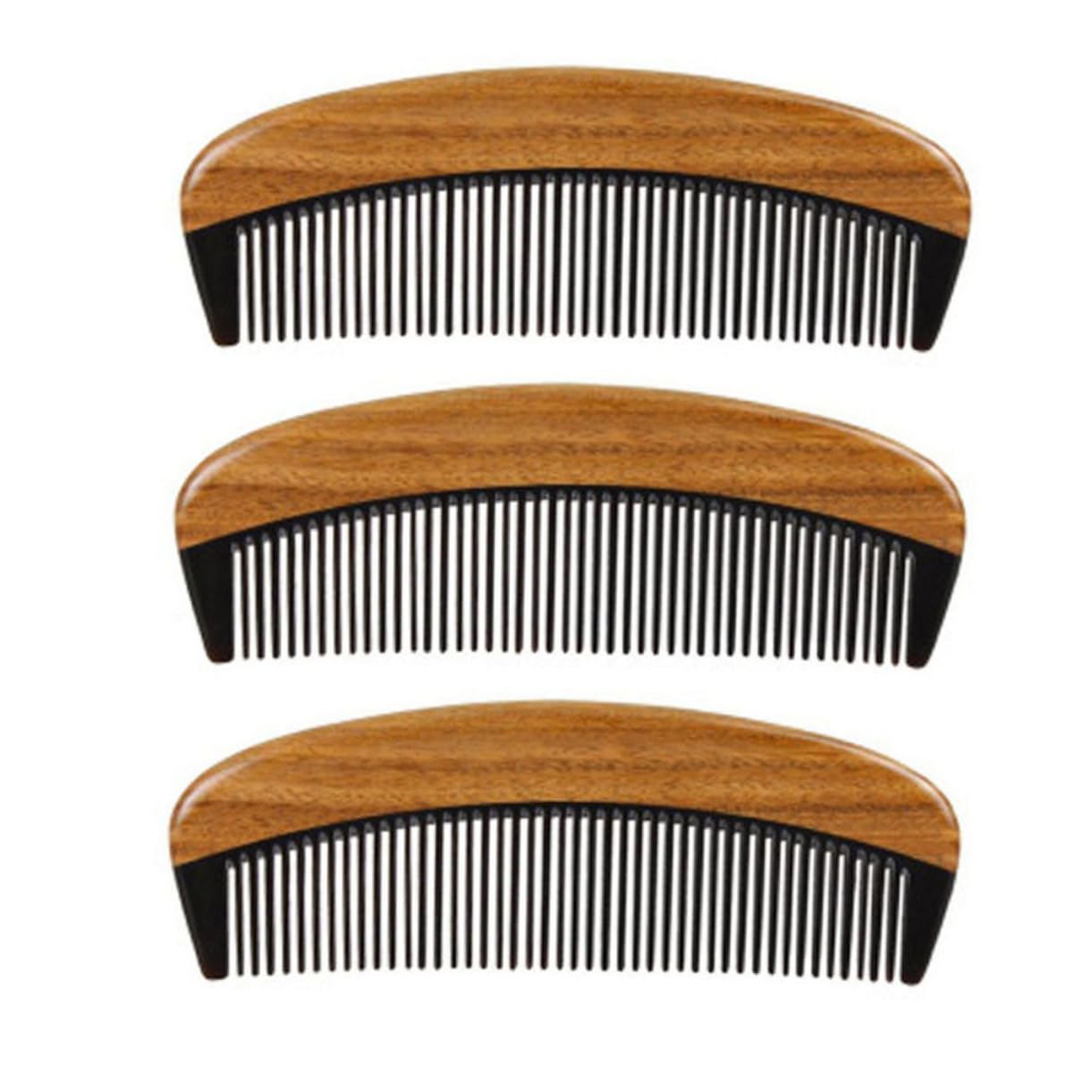FRCOLOR 3 Piezas peine de mujer presentes originales hair care peines para el cabello para mujeres peines para damas peine de pelo para mujer Peine de pelo portátil liso peine de cuerno